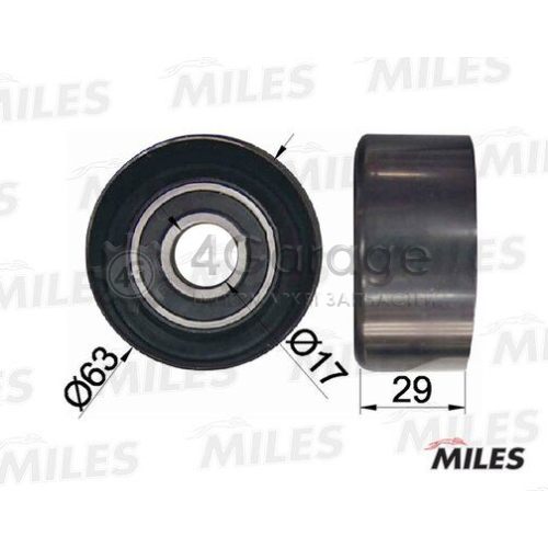 MILES AG03007 Натяжная планка поликлиновой ремень