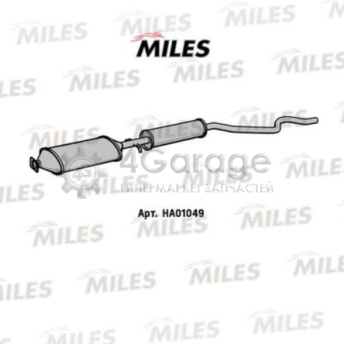 Средний глушитель выхлопных газов MILES HA01049 в Москве