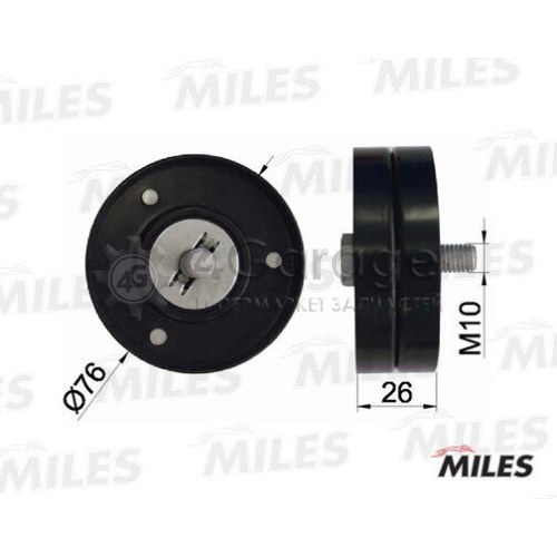 MILES AG03120 Паразитный / ведущий ролик поликлиновой ремень