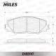 MILES E400147 Комплект тормозных колодок дисковый тормоз