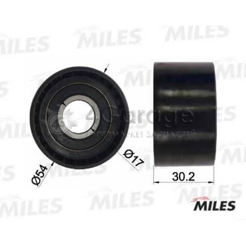 MILES AG03067 Паразитный / ведущий ролик поликлиновой ремень