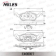 MILES E400027 Комплект тормозных колодок дисковый тормоз