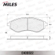 MILES E400022 Комплект тормозных колодок дисковый тормоз