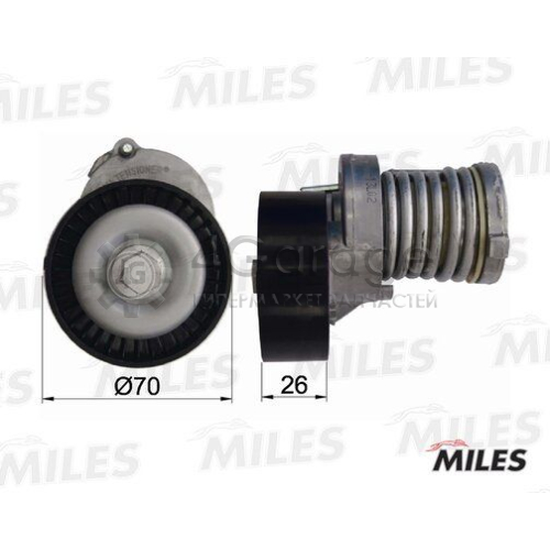 MILES AG00086 Натяжная планка поликлиновой ремень