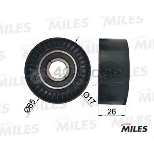 MILES AG03011 Натяжная планка поликлиновой ремень