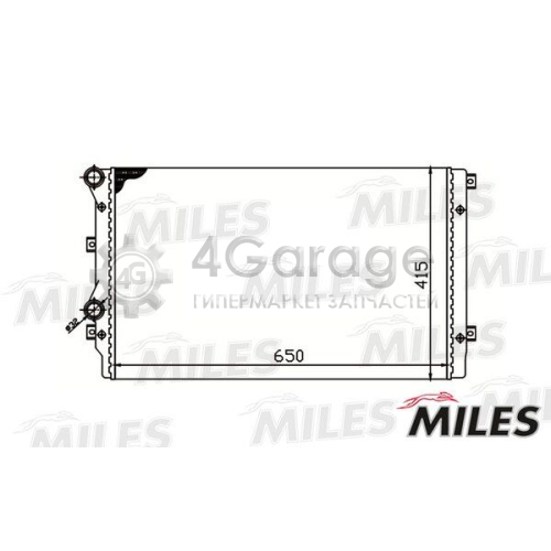 MILES ACRM071 Радиатор охлаждение двигателя