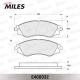 MILES E400032 Комплект тормозных колодок дисковый тормоз