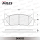 MILES E400133 Комплект тормозных колодок дисковый тормоз