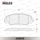 MILES E400135 Комплект тормозных колодок дисковый тормоз