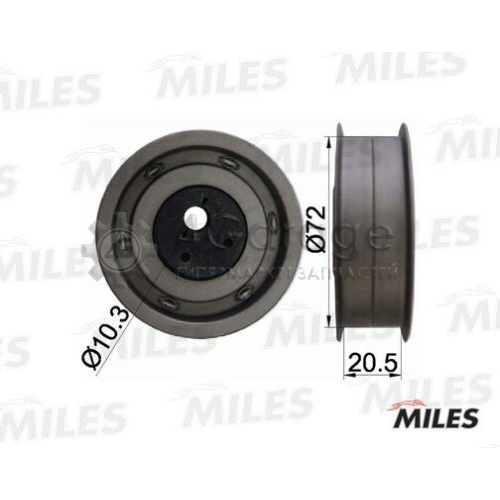 MILES AG02010 Натяжной ролик ремень ГРМ