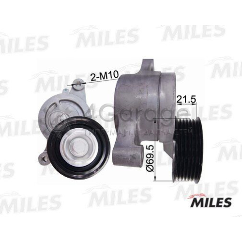 MILES AG00030 Натяжная планка поликлиновой ремень