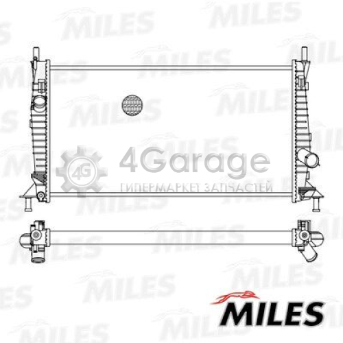 MILES ACRM014 Радиатор охлаждение двигателя