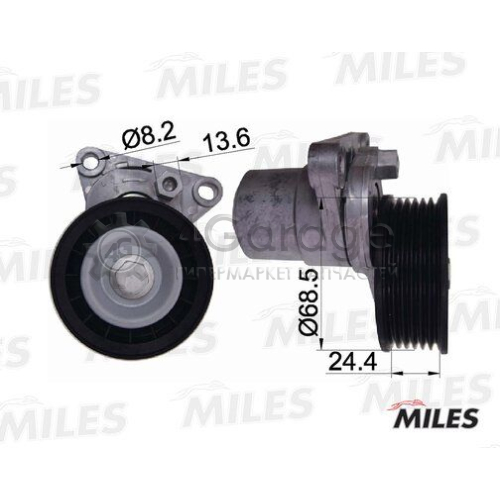 MILES AG00294 Натяжная планка поликлиновой ремень