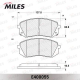 MILES E400055 Комплект тормозных колодок дисковый тормоз