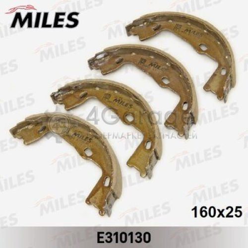 MILES E310130 Комплект тормозных колодок стояночная тормозная система в Красноярске