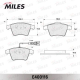 MILES E400116 Комплект тормозных колодок дисковый тормоз