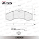 MILES E400126 Комплект тормозных колодок дисковый тормоз