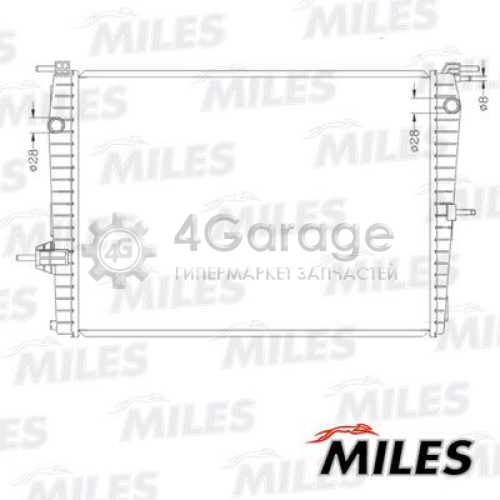 MILES ACRB218 Радиатор охлаждение двигателя