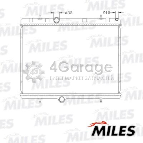 MILES ACRB147 Радиатор охлаждение двигателя