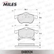 MILES E400124 Комплект тормозных колодок дисковый тормоз