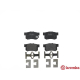 BREMBO P79027 Комплект тормозных колодок дисковый тормоз в Красноярске