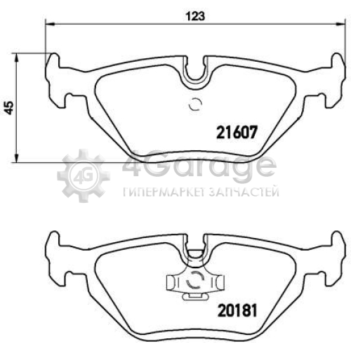 Комплект тормозных колодок дисковый тормоз BREMBO P06013 в Нижнем Новгороде