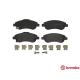 Комплект тормозных колодок дисковый тормоз BREMBO P28045 в Ростове-на-Дону