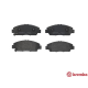 BREMBO P28021 Комплект тормозных колодок дисковый тормоз в Красноярске