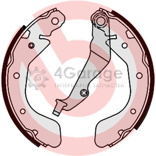 Комплект тормозных колодок BREMBO S10514 в Ростове-на-Дону