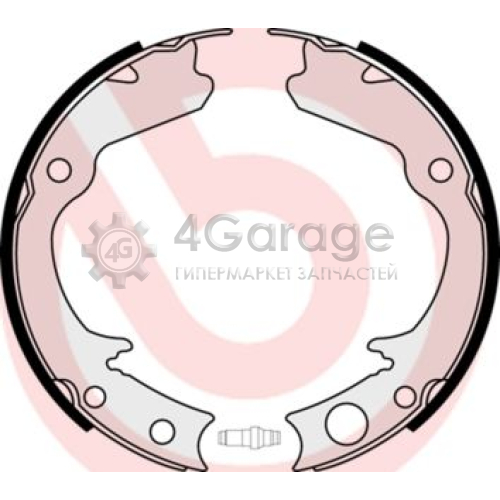 Комплект тормозных колодок стояночная тормозная система BREMBO S78508 в Нижнем Новгороде