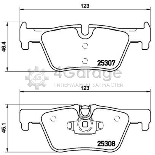 BREMBO P06071 Комплект тормозных колодок дисковый тормоз