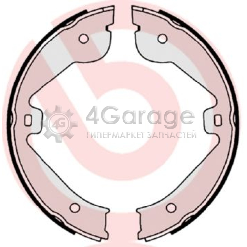 Комплект тормозных колодок стояночная тормозная система BREMBO S85536 в Москве