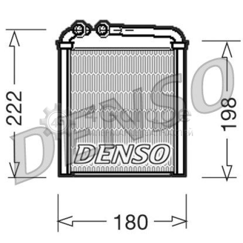 DENSO DRR32005 Теплообменник отопление салона