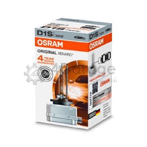 OSRAM 66140 Лампа накаливания фара дальнего света XENARC ORIGINAL