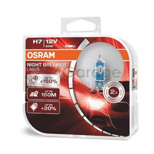 OSRAM 64210NLHCB Лампа накаливания фара дальнего света NIGHT BREAKER® LASER