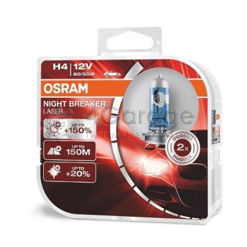 OSRAM 64193NLHCB Лампа накаливания фара дальнего света NIGHT BREAKER® LASER