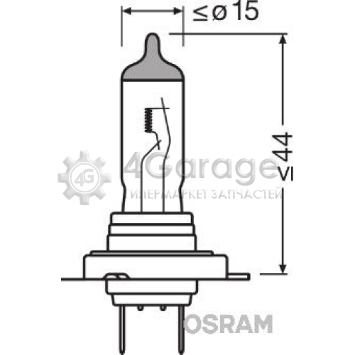 Лампа накаливания фара дальнего света SUPER BRIGHT PREMIUM OSRAM 62261SBP в Ростове-на-Дону
