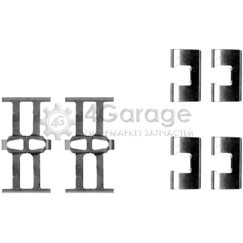 Комплектующие колодки дискового тормоза MINTEX MBA1118 в Москве