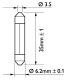 PHILIPS 13848CP Лампа накаливания фонарь освещения номерного знака