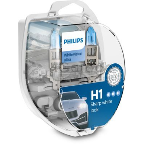 PHILIPS 12258WVUSM Лампа H1/W5W WhiteVision ultra