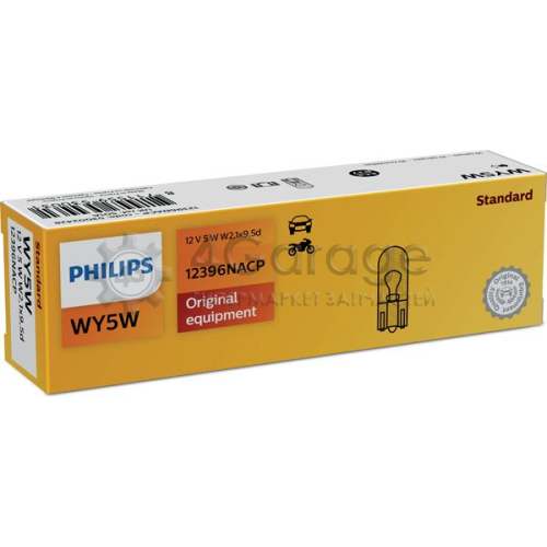 Лампа накаливания фонарь указателя поворота PHILIPS 12396NACP в Москве