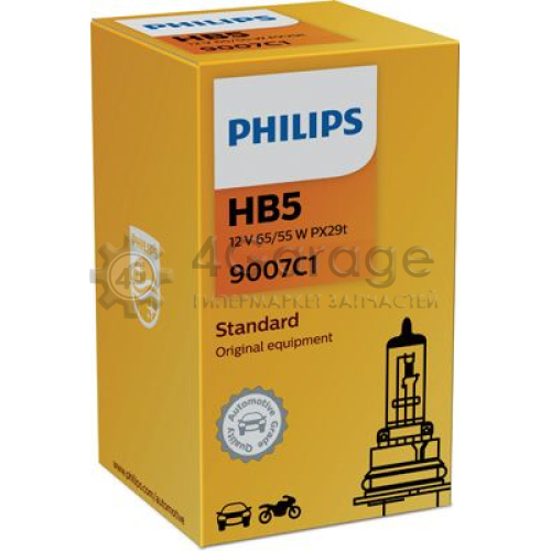 PHILIPS 9007C1 Лампа накаливания фара дальнего света