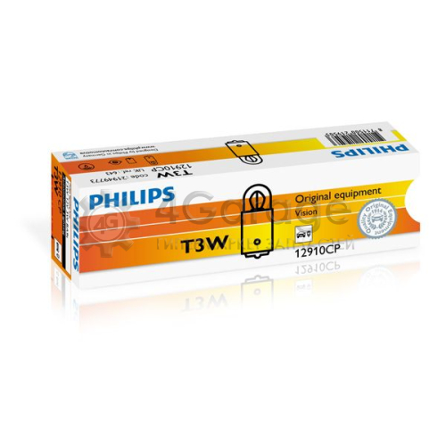 PHILIPS 12910CP Лампа накаливания фонарь установленный в двери