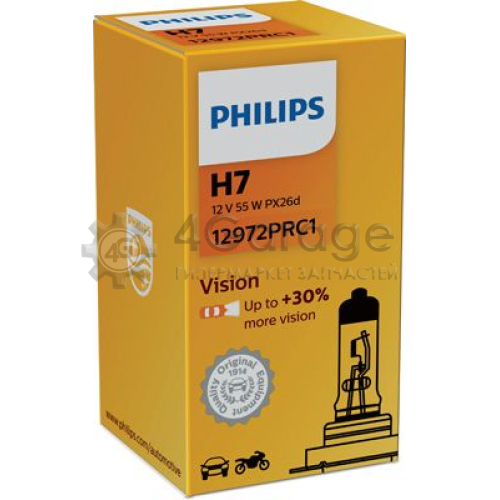 PHILIPS 12972PRC1 Лампа накаливания фара дальнего света Vision