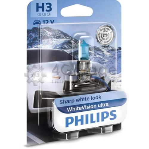 PHILIPS 12336WVUB1 Лампа H3 WhiteVision ultra