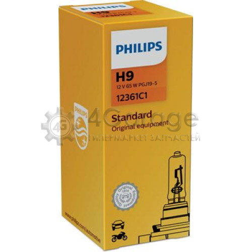 PHILIPS 12361C1 Лампа накаливания фара дальнего света