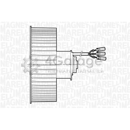 MAGNETI MARELLI 069401199010 Электродвигатель вентиляция салона