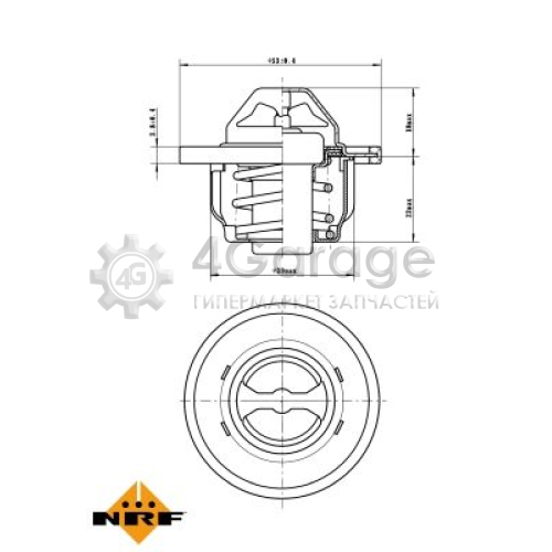 NRF 725150 Термостат, охлаждающая жидкость - EASY FIT в Красноярске