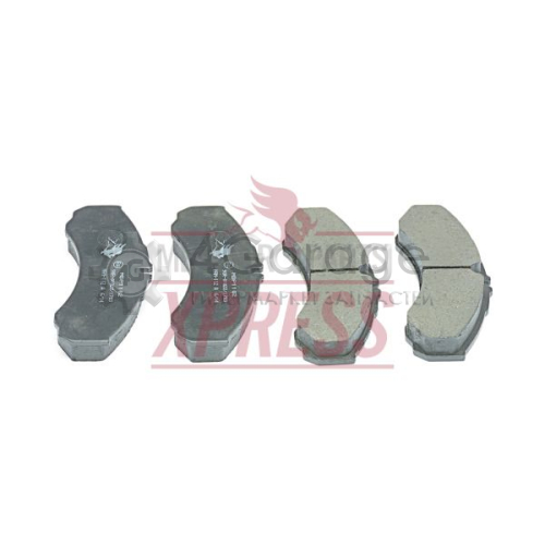 MERITOR MDP1043 Комплект тормозных колодок, дисковый тормоз - DIFF PINION EV91 PREC FORGED FIN