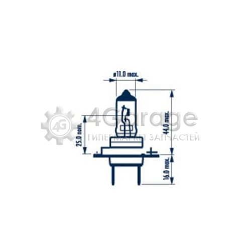 Лампа накаливания, фара дальнего света - Range Power Blue+ NARVA 486384000 в Ростове-на-Дону